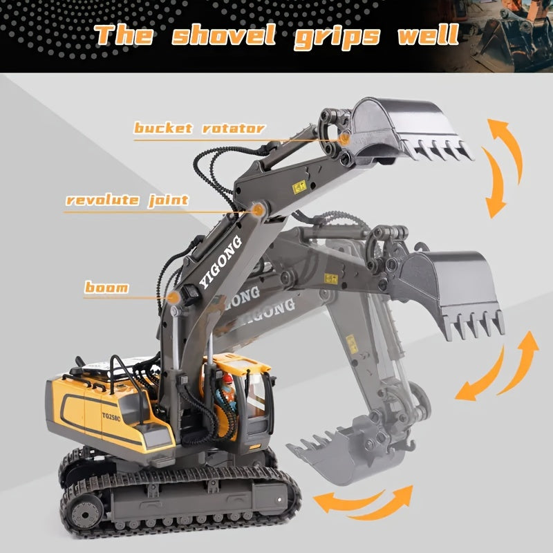 RC Excavator Toy, Left side Packet
