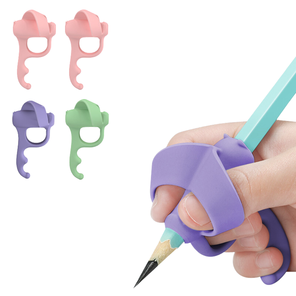 4pcs Silicone Writing Correction Pencil Holder for Child Training