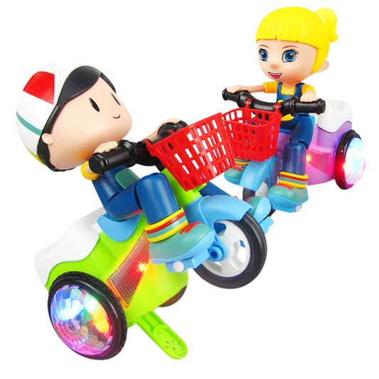 New Children's Musical Stunt Tricycle